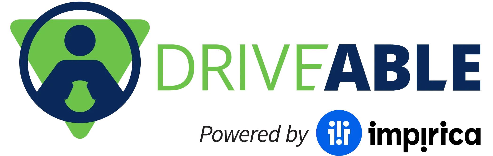 DriveABLE by Imperica logo, showcasing the cognitive assessment tool designed for safe driving evaluations.